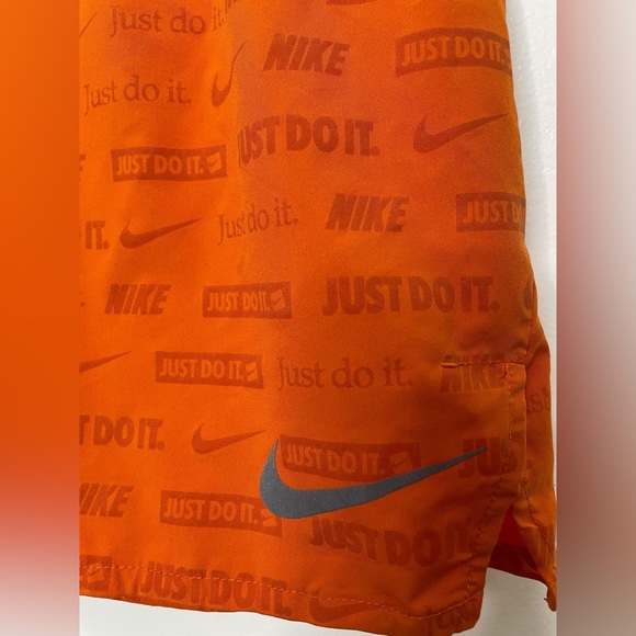Orange Nike dry, fit, swimming trunks, size small - Picture 7 of 8
